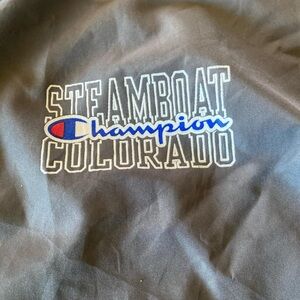 Champion Gray Steamboat Colorado Hoodie